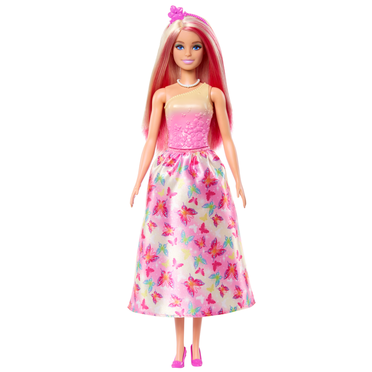 Barbie Fantasía Muñeca Doncella Vestido de Ensueño Rosa