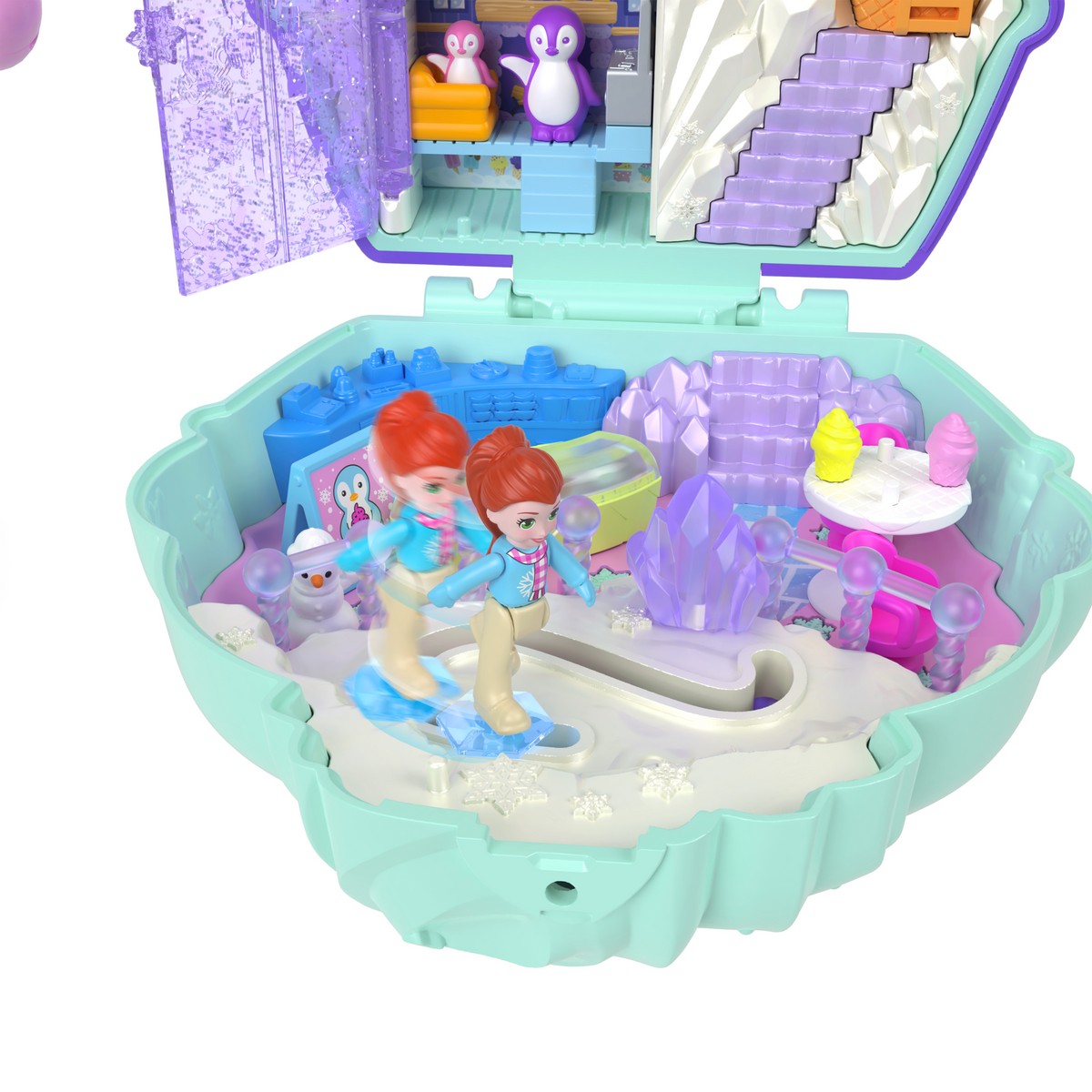 Pollypocket-Pingouin des Neiges-Coffret Avec Figurines